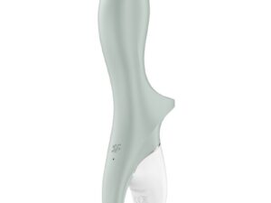 SATISFYER - AIR PUMP BOOTY 3 VIBRADOR ANAL INFLABLE VERDE GRIS - Imagen 4