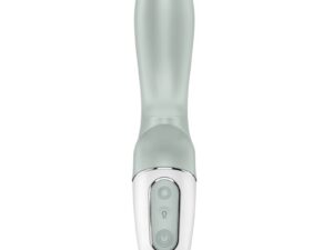 SATISFYER - AIR PUMP BOOTY 3 VIBRADOR ANAL INFLABLE VERDE GRIS - Imagen 5