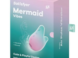 SATISFYER - MERMAID VIBES ESTIMULADOR  VIBRADOR MENTA Y ROSA - Imagen 5