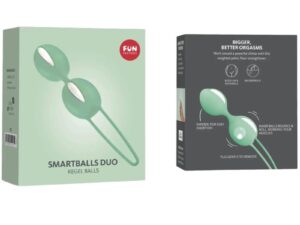 FUN FACTORY - SMARTBALLS DUO BOLAS PELVICAS BLANCO / VERDE PISTACHO - Imagen 3