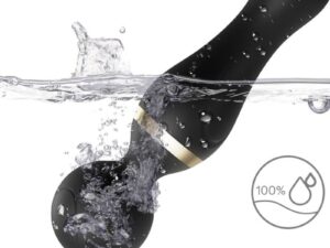 ARMONY - FREEZA MASAJEADOR  VIBRADOR CABEZA FLEXIBLE NEGRO - Imagen 4