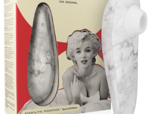 WOMANIZER - MARILYN MONROE CLASSIC 2 ESTIMULADOR DE CLÍTORIS BLANCO - Imagen 1