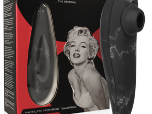 WOMANIZER - MARILYN MONROE CLASSIC 2 ESTIMULADOR DE CLÍTORIS NEGRO - Imagen 1