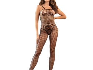 SUBBLIME - 952112 BODYSTOCKING DE REJILLA CON DETALLE EN PECHO Y VIENTRE NEGRO TALLA ÚNICA - Imagen 1