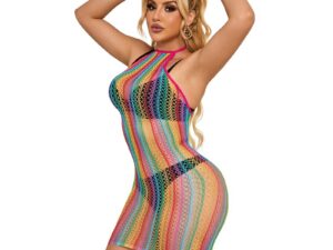 SUBBLIME - 952341 VESTIDO DE REJILLA ARCOIRIS TALLA ÚNICA - Imagen 5