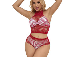 SUBBLIME - 952402 SET DE REJILLA CON BRILLANTES ROJO TALLA ÚNICA - Imagen 4