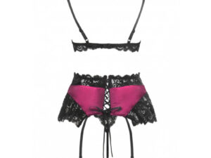 LIVCO CORSETTI FASHION - NAHIR LC 20214 SUJETADOR + PANTY + LIGUERO S/M - Imagen 3