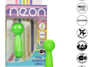 CALEXOTICS - NEON VIBES THE BUBBLY VIBE MINI MASAJEADOR 10 VIBRACIONES VERDE - Imagen 1