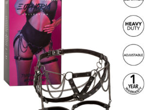 CALEXOTICS - EUPHORIA ARNÉS DE MUSLO CON CADENAS PREMIUM - Imagen 1