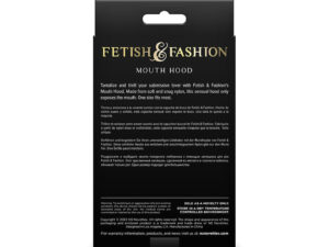 NS NOVELTIES - FETISH  FASHION PASAMONTAÑAS APERTURA DE BOCA NYLON BLANCO - Imagen 3
