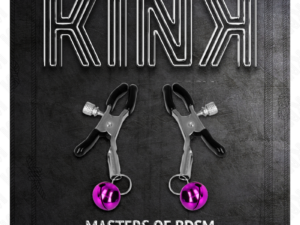 KINK - PINZAS PARA PEZONES CON CAMPANILLA VIOLETA 6 CM - Imagen 5