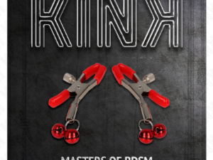 KINK - PINZAS PARA PEZONES ROJAS CON DOBLE CAMPANILLA ROJO 6 CM - Imagen 5