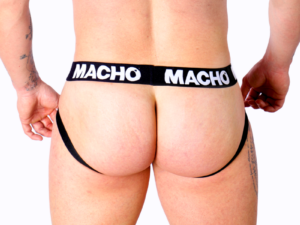 MACHO - MX27GR JOCK CUERO GRIS BEIGE XL - Imagen 4