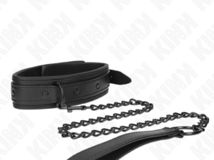 KINK - COLLAR CON CORREA 78 CM BONDAGE DE NEOPRENO MODELO 2 AJUSTABLE 37.5 X 49.5 CM - Imagen 4