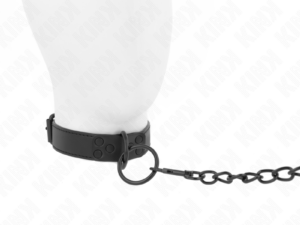 KINK - COLLAR CON CORREA 65 CM OSCURO AJUSTABLE 37-54 CM X 3 CM - Imagen 3