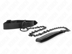 KINK - COLLAR CON CORREA 65 CM OSCURO AJUSTABLE 37-54 CM X 3 CM - Imagen 4