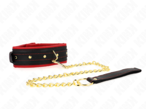 KINK - COLLAR CON CORREA DE TEJIDO LISO AJUSTABLE 33-48 CM X 5.7 CM - Imagen 2