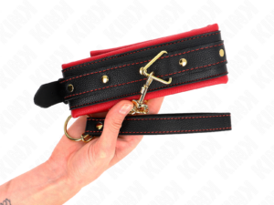 KINK - COLLAR CON CORREA DE TEJIDO LISO AJUSTABLE 33-48 CM X 5.7 CM - Imagen 4