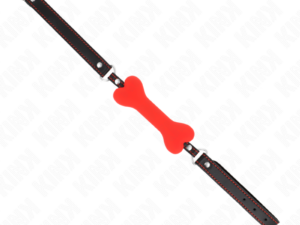 KINK - MORDAZA DE HUESO 12 CM ROJO 63 x 2 CM - Imagen 3