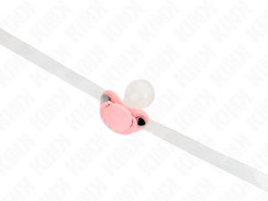 KINK - MORDAZA FORMA CHUPETE 5.5 x 4 CM ROSA AJUSTABLE 43-60 CM - Imagen 2