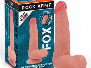 ROCKARMY - FOX DILDO REALISTA DDUAL DENSITY LIQUID SILICONE 19 CM -O- 3.2 CM - Imagen 1