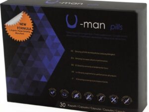 500 COSMETICS - U-MAN AUMENTO TAMAÑO PENE Y POTENCIA SEXUAL - 30 CÁPSULAS - Imagen 2