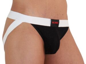 BURN - 004 JOCK BRILLANTE NEGRO / BLANCO S - Imagen 2