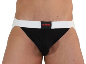 BURN - 004 JOCK BRILLANTE NEGRO / BLANCO S - Imagen 1