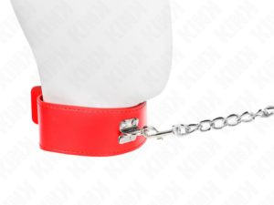KINK - COLLAR CON CORREA 65 CM ANCHO ROJO AJUSTABLE 33.5-41 CM X 5 CM - Imagen 5