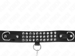 KINK - COLLAR CON CORREA 65 CM CON BRILLOS AJUSTABLE 37-42 CM X 5.3 CM - Imagen 5