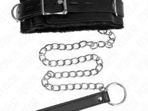 KINK - COLLAR CON CORREA 65 CM CON RESTRICCIONES NEGRO AJUSTABLE 36-42 CM X 5.5 CM - Imagen 5