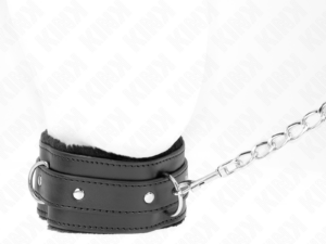 KINK - COLLAR CON CORREA 65 CM CON RESTRICCIONES NEGRO AJUSTABLE 36-42 CM X 5.5 CM - Imagen 2