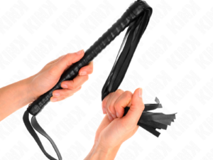 KINK - LÁTIGO CON MANGO TEXTURIZADO NEGRO 48.5 CM - Imagen 5