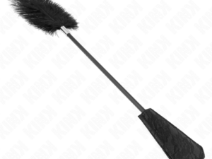 KINK - PLUMAS DE AVESTRUZ PARA COSQUILLAS CON PALETA DE ENCAJE 56 CM - Imagen 3