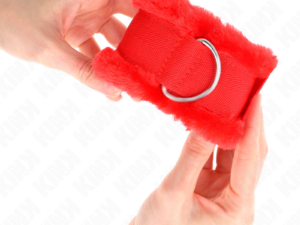 KINK - MUÑEQUERAS FORRADA ROJO AJUSTABLE 17-31 CM X 7 CM - Imagen 3