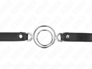 KINK - MORDAZA CON MÚLTIPLES JUNTAS TÓRICAS 5 CM NEGRO 63 X 2.5 CM - Imagen 3