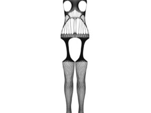 PASSION - BS 106 BODYSTOCKING NEGRO TALLA ÚNICA - Imagen 4