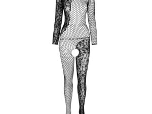 PASSION - BS 107 BODYSTOCKING NEGRO TALLA ÚNICA - Imagen 4