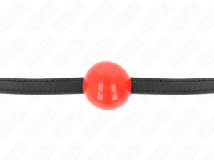 KINK - MORDAZA DE BOLA 4 CM SÓLIDA SIMPLE ROJO 65 x 1.5 CM - Imagen 3