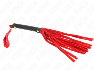 KINK - LÁTIGO MINI PIEL DE ANTE ROJO 30 CM - Imagen 4
