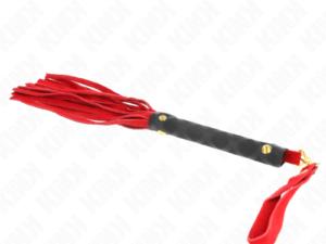 KINK - LÁTIGO MINI PIEL DE ANTE ROJO 30 CM - Imagen 5