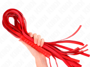 KINK - LÁTIGO DE COLA LARGA Y MANGO CORTO ROJO 70 CM - Imagen 3