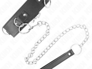 KINK - COLLAR CON CORREA 65 CM 3 ANILLOS MODELO 2 AJUSTABLE 36-43 CM X 5 CM - Imagen 4