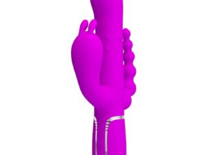 PRETTY LOVE - CAMMY TRIPLE VIBRADOR MULTIFUNCIÓN 4 EN 1 ROSA - Imagen 1