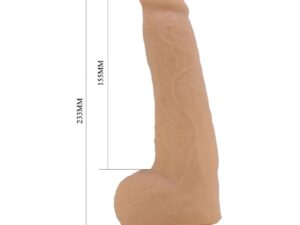 PRETTY LOVE - DRACO DILDO REALÍSTICO 23 CM NATURAL - Imagen 5
