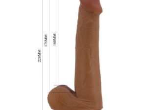 PRETTY LOVE - TALLEN DILDO REALÍSTICO 22 CM MULATO - Imagen 5