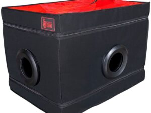 SECRET DOME - KINK CLUB LA NICHE CABINA  NEGRO  ROJO