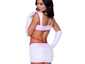 LEG AVENUE - DISFRAZ ENFERMERA SEXY BLANCO M - Imagen 3