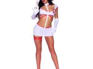 LEG AVENUE - DISFRAZ ENFERMERA SEXY BLANCO M - Imagen 5
