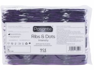 PASANTE - RIBS DOTS PRESERVATIVOS INTENSITY 144 UNIDADES